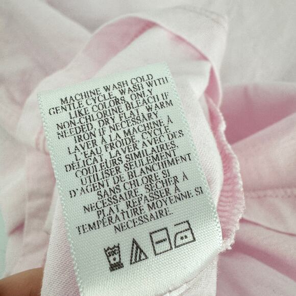 A.L.C. Kati Puff Sleeves Tee Blouse Top Pale Pink Size XS - Picture 7 of 7